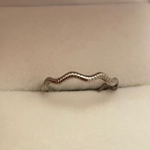 Silver Wave Ring